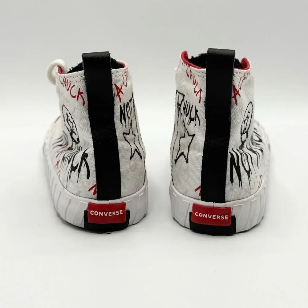 Converse Not A Chuck Paint Drip Hi Top Sneakers - Kids US 10